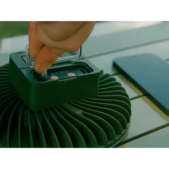 Ventilator cu Lampa Delphin VENTIX – LED 350lm, Power Bank 4400mAh