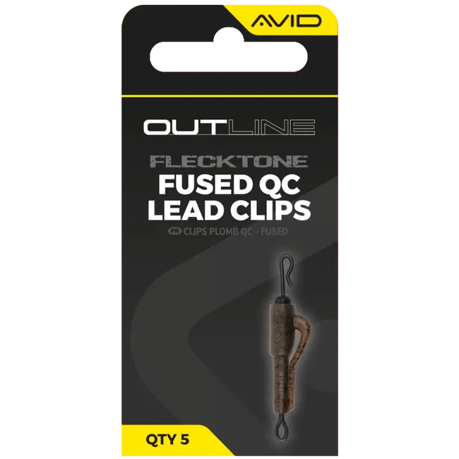 Clips Pentru Plumb Pierdut Avid FleckTone Fused Lead QC Clips – 5 buc/plic