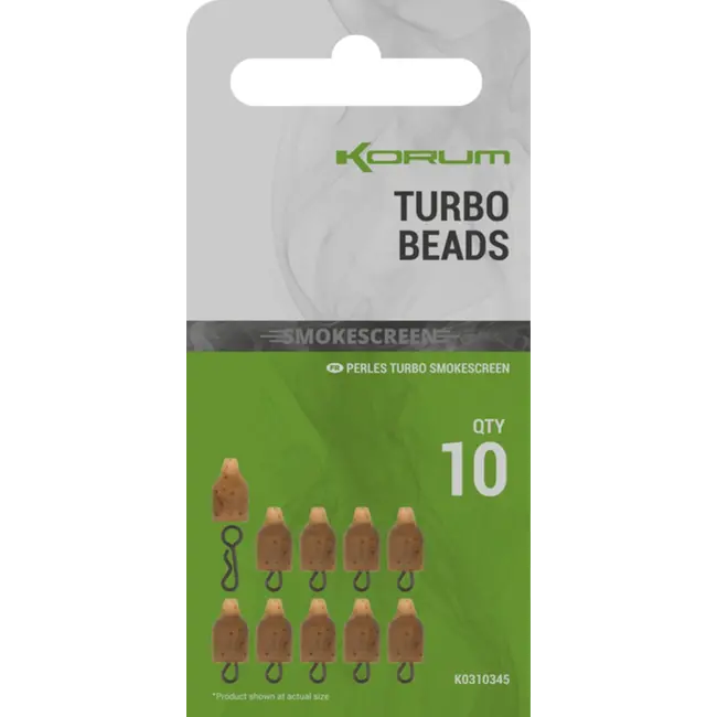 Conector Rapid Korum Smokescreen Turbo Bead, 10buc/plic
