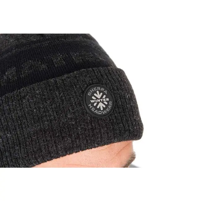 Fes Matrix Grey Sherpa Bobble Hat