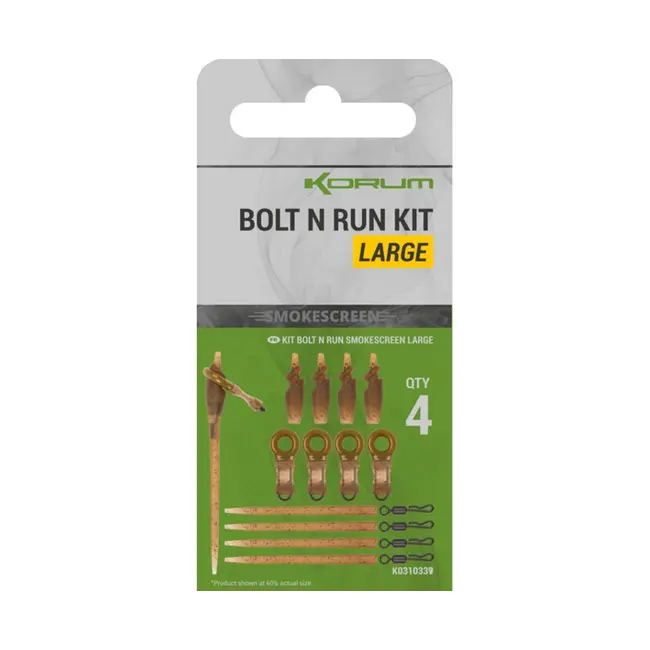 Kit Montura Culisanta Korum Smokescreen Bolt N Run Kit, 4buc/plic