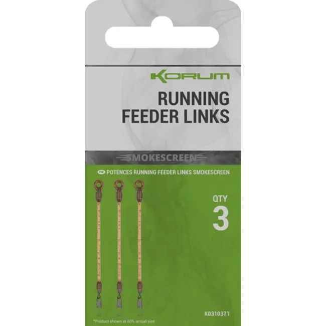 Tub Korum Smokescreen Running Feeder Link – 3 buc/plic