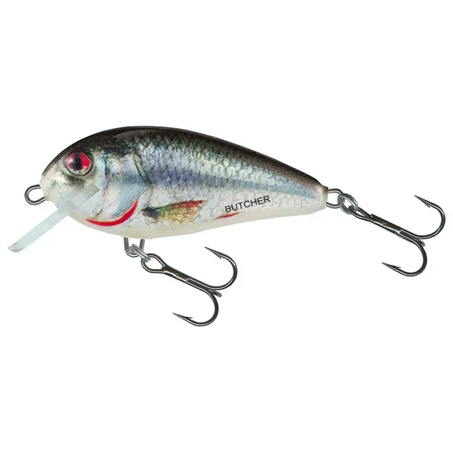 Vobler Salmo Butcher Floating, 5cm 5g, Holographic Real Dace