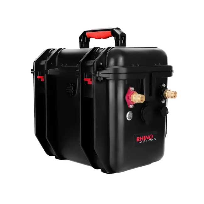 Acumulator si Cutie Transport Lithium Outdoor Box 12V, 100Ah Rhino Motors