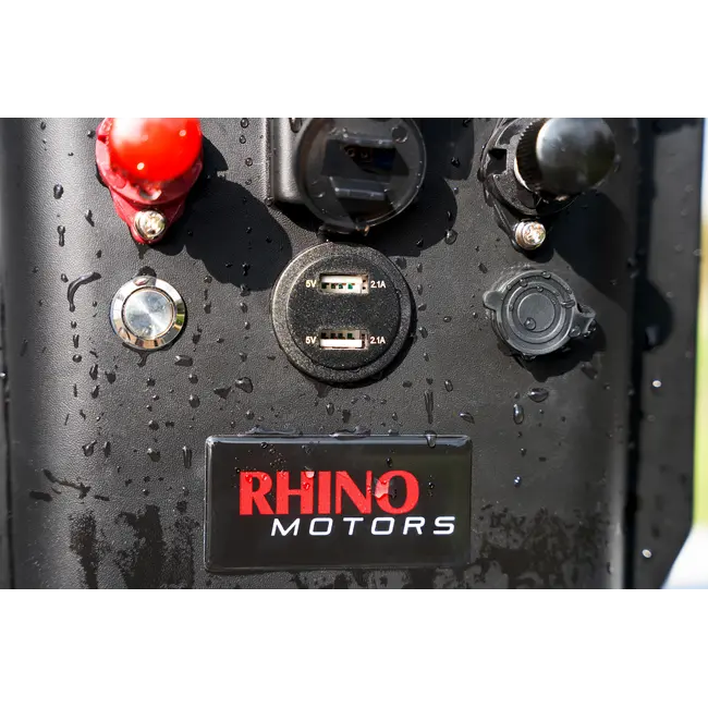 Acumulator si Cutie Transport Lithium Outdoor Box 12V, 100Ah Rhino Motors