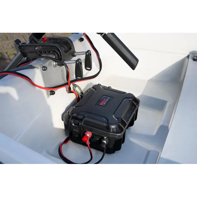 Acumulator si Cutie de Transport Rhino Motors Lithium Outdoor Box 12V 50Ah