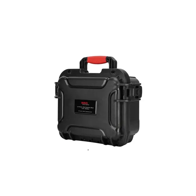 Acumulator si Cutie de Transport Rhino Motors Lithium Outdoor Box 12V 50Ah