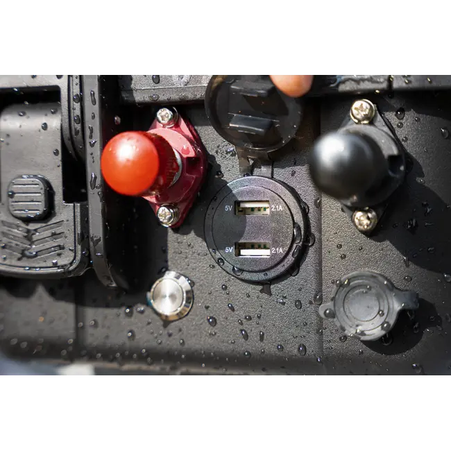 Acumulator si Cutie de Transport Rhino Motors Lithium Outdoor Box 12V 50Ah