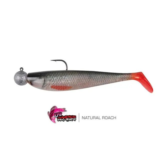 Fox Rage Loaded Zander Pro Shads cu Jig, 7.5cm, 5g,1/0, pret/buc