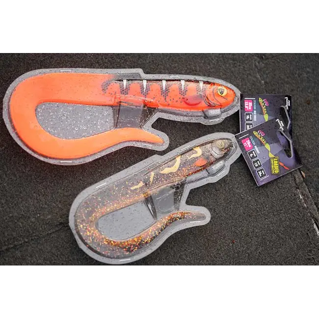 Grub Fox Rage Slick Eel Loaded, UV Red Wake, Nr.1/0, 28cm