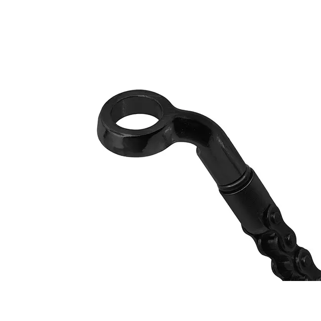 Hanger cu Lant Delphin INOX Black – Indicator de muscatura din otel inoxidabil