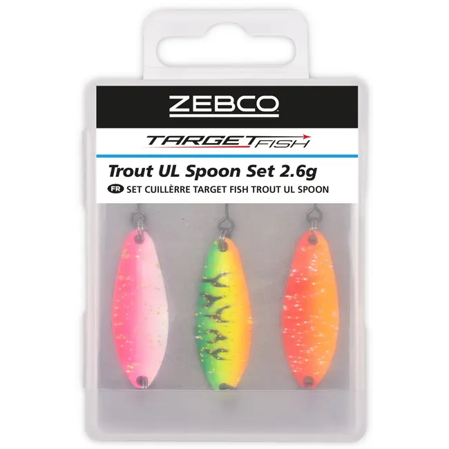 Lingurite Oscilante Target Fish Trout UL Spoon Set 1.8g – 3buc/set