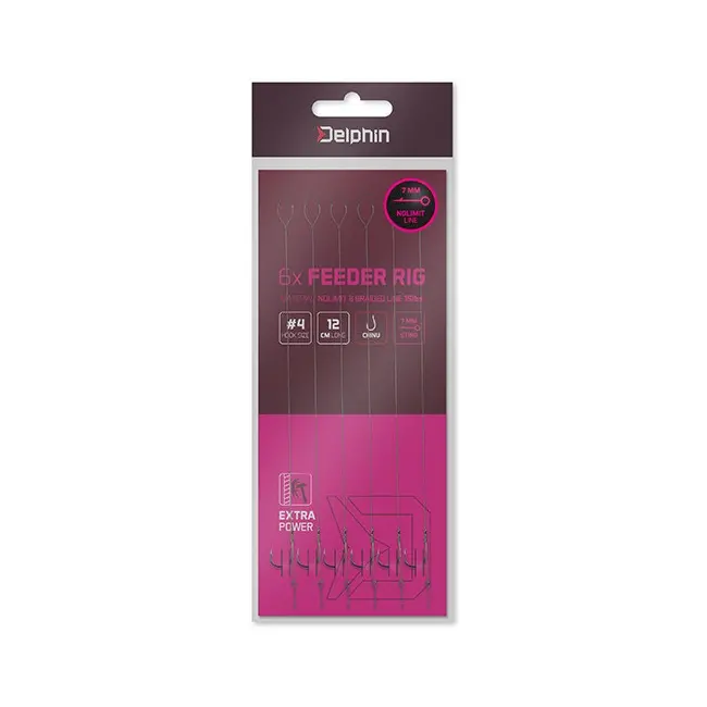 Montura de Crap Delphin NOLIMIT Sting, 8cm, 15lbs, Sting 7mm, BARB #4, 6buc/plic