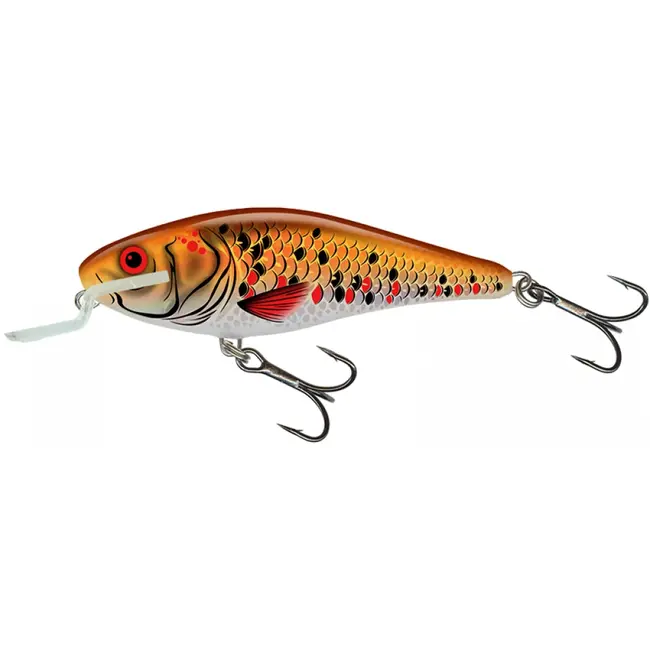 Vobler SALMO Executor Shallow Runner, Holographic Golden Back, 9cm