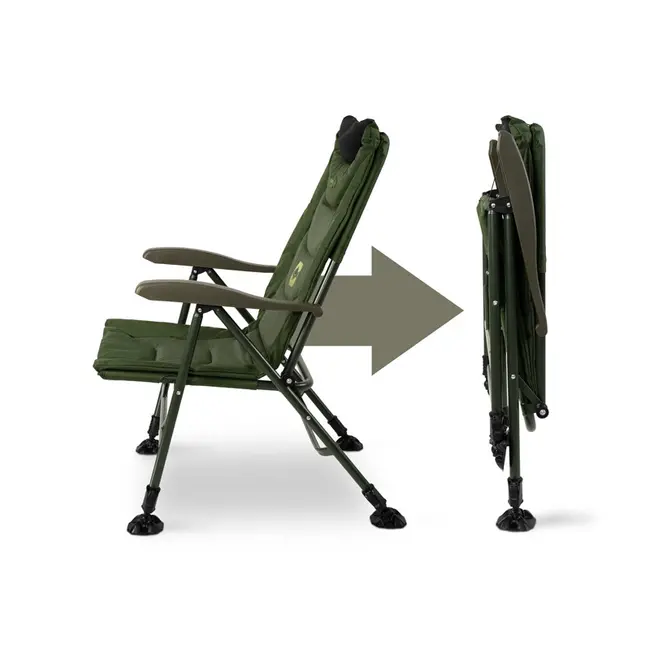 Scaun Pescuit Delphin ErgoCarp – Confort ergonomic si stabilitate maxima