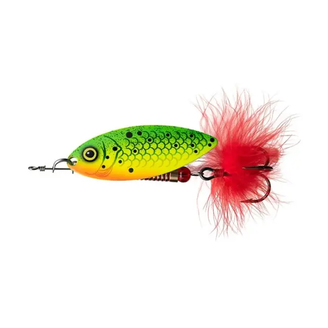 Lingurita Fox Rage Ultra UV Spinners Perch,Culoare Lemon Tiger, Nr.6, 26g