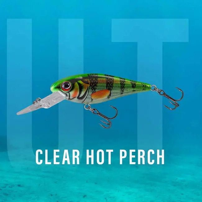 Vobler Salmo Rattlin Executor Floating, Clear Hot Perch, 5cm