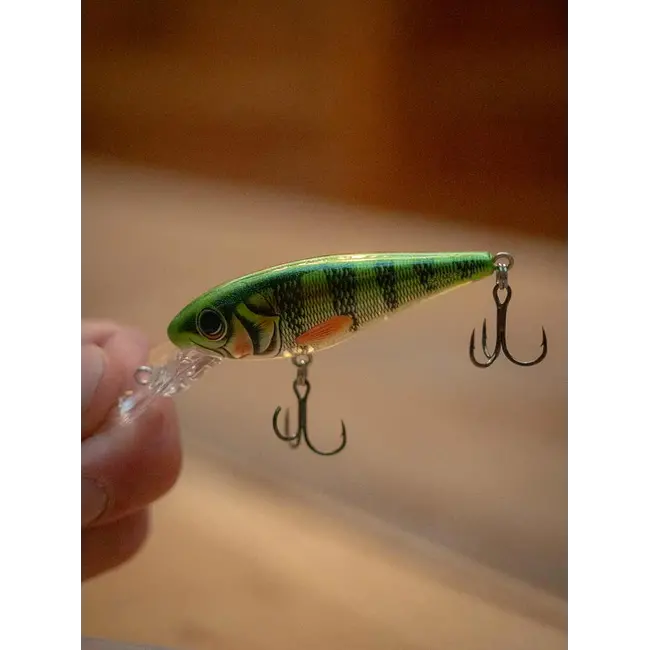 Vobler Salmo Rattlin Executor Floating, Clear Hot Perch, 7cm