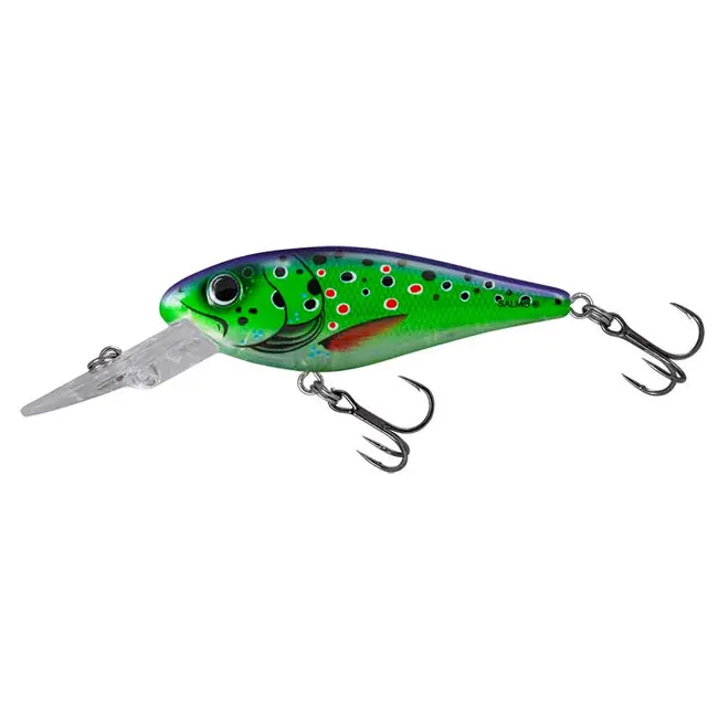 Vobler Salmo Rattlin Executor Floating, Clear Purple Trout, 5cm