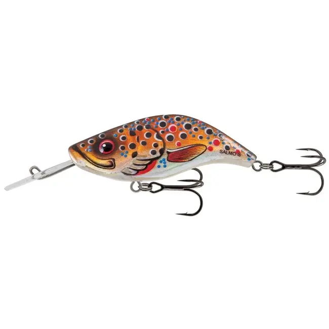 Vobler Salmo Sparky Shad Floating, Brown Holographic Trout, 4cm, 3.5g