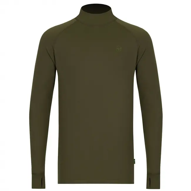 Bluza Termica Korda Mock Neck Thermal LS Shirt, Dark Olive