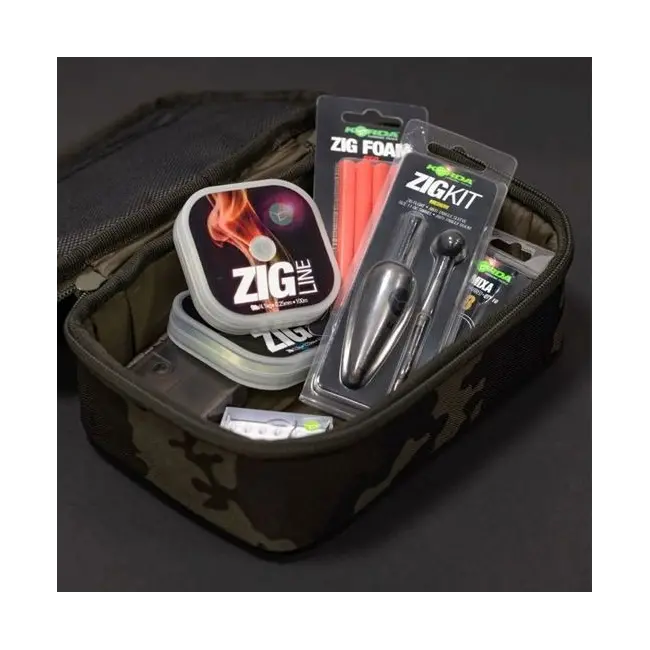 Borseta Korda Compac 125 Tackle Pouch, Dark Kamo,22×14.5×8.5cm