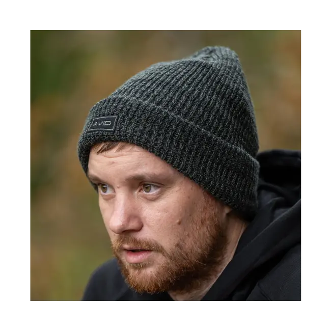 Fes Marl Knit Beanie Green - Avid