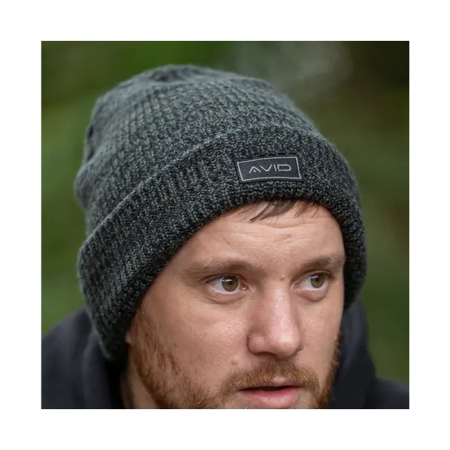 Fes Marl Knit Beanie Green - Avid