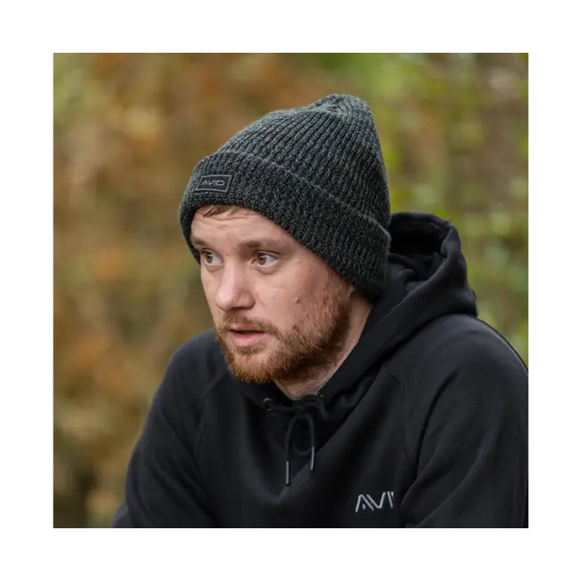 Fes Marl Knit Beanie Green - Avid