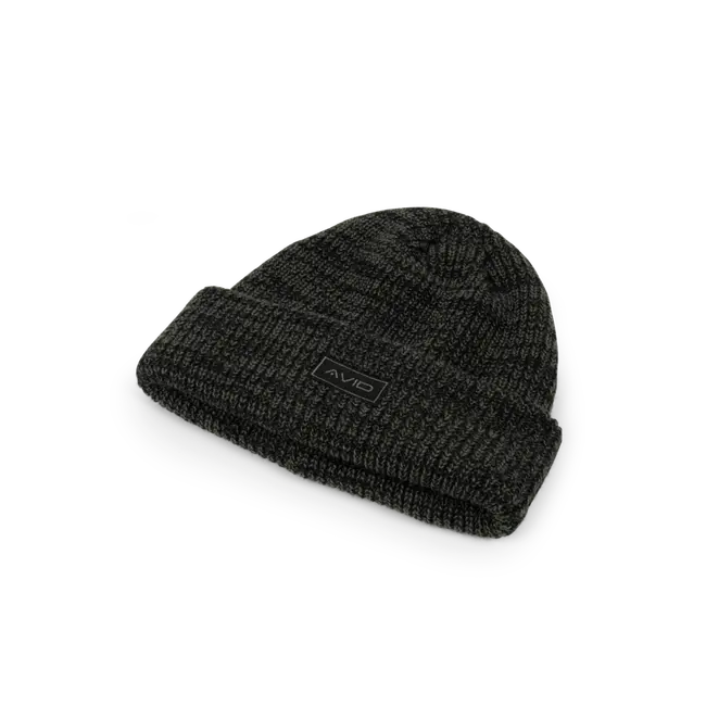 Fes Marl Knit Beanie Green - Avid
