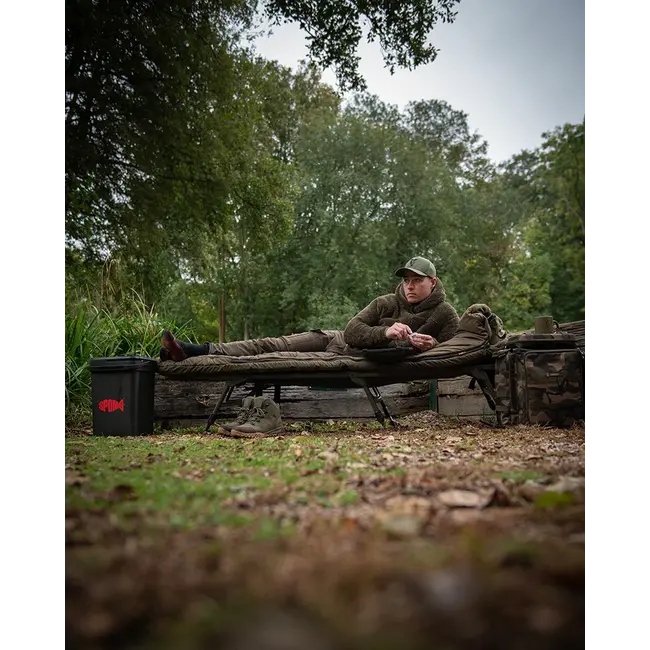 Pat FOX Duralite Bed, 6 Picioare, 207x79x34.5-43.5cm