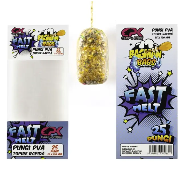 Pungi PVA CPK Bagman, Fast Melt, 25buc