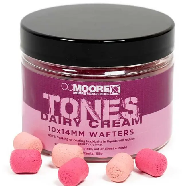 Wafters CC Moore Dairy Cream Tones Dumbells, 10x14mm, 65buc/borcan