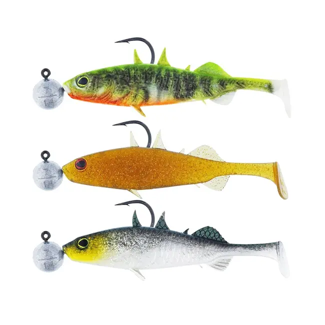 Mix Shaduri Westin Stanley the Stickleback Shadtail R 'N R, Dark Water, Nr.2/0, 5.5cm, 5g Mix10, 3buc/plic