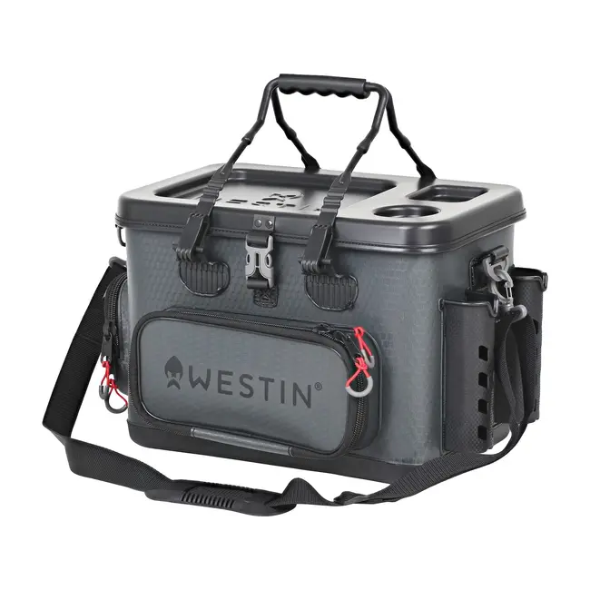 Geanta Westin W4 Safeguard Tackle Bag M - Impermeabila, cu Platforma Rigida -42 x 26 x 29 cm (30 L)