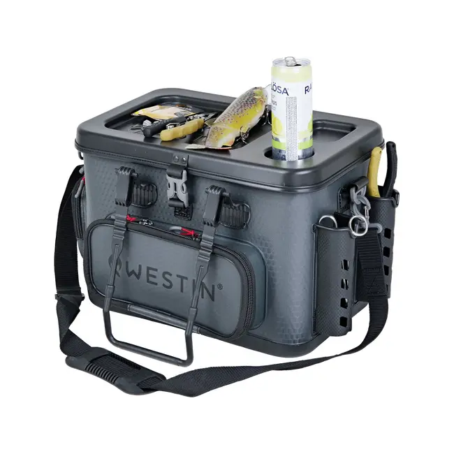 Geanta Westin W4 Safeguard Tackle Bag M - Impermeabila, cu Platforma Rigida -42 x 26 x 29 cm (30 L)