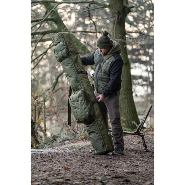 Husa Korum Progress Folding Holdall, 2 Lansete + 2 Mulinete, 196cm