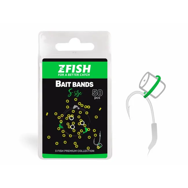 Inele siliconice ZFish Micro Bait Bands,50buc/plic