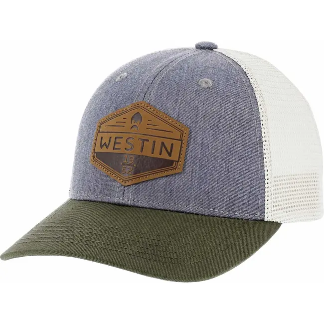 Sapca Westin Vintage Trucker Cap, One Size, Grey Moss