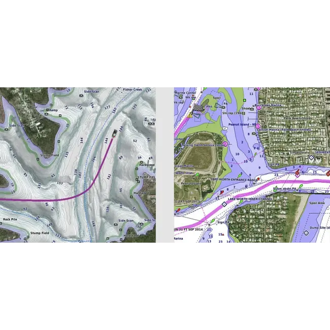 Sonar Chartplotter Garmin GPSMAP 1022xsv CHIRP, SideVu, ClearVu, fara Sonda