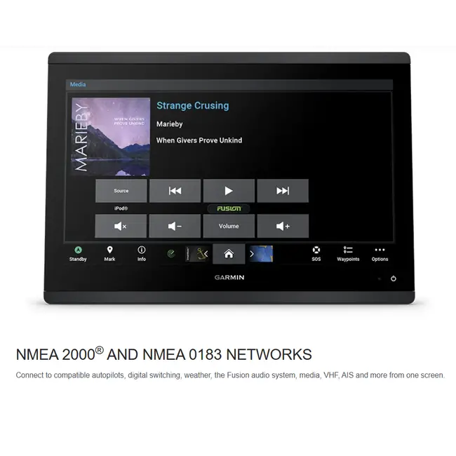 Sonar Chartplotter Garmin GPSMAP 1623xsv, Worldwide SideVu ClearVu CHIRP, fara Sonda