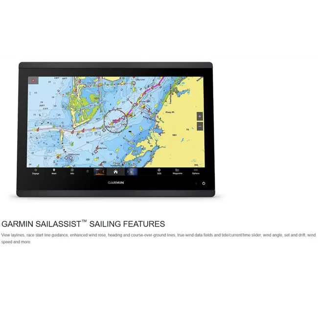 Sonar Chartplotter Garmin GPSMAP 1623xsv, Worldwide SideVu ClearVu CHIRP, fara Sonda