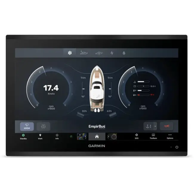 Sonar Chartplotter Garmin GPSMAP 9019, fara Sonda