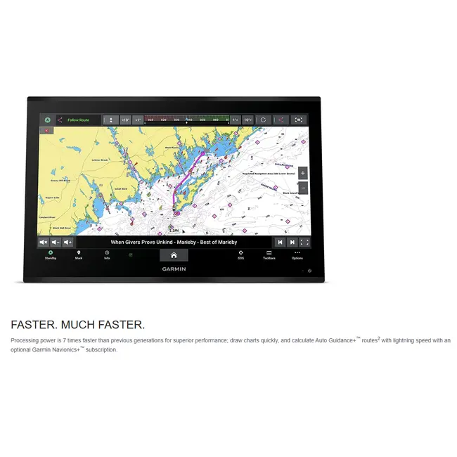 Sonar Chartplotter Garmin GPSMAP 9019, fara Sonda
