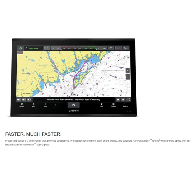 Sonar Chartplotter Garmin GPSMAP 9027, fara Sonda