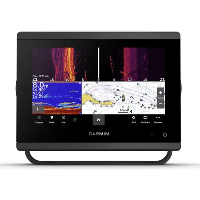 Sonar Chartplotter Garmin GPSMAP 1223xsv Worldwide SideVu ClearVu CHIRP, fara Sonda