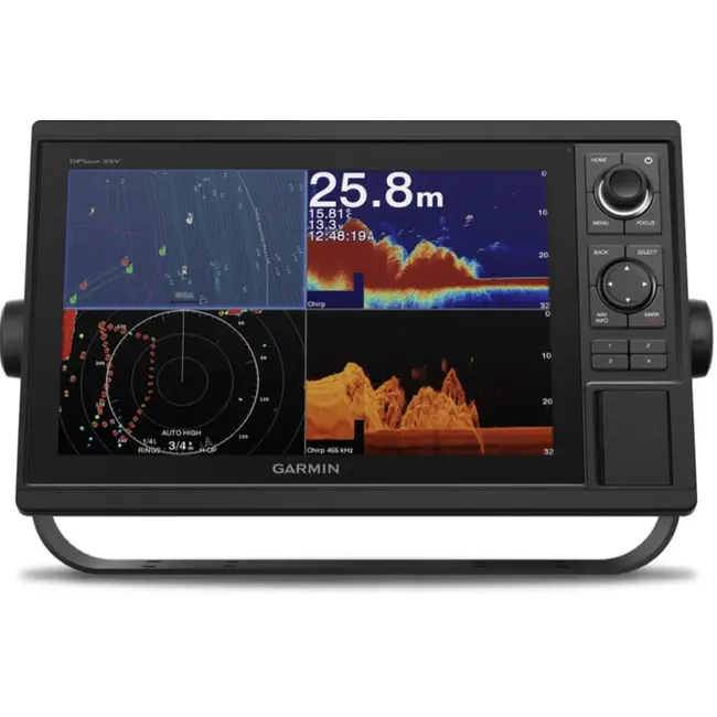 Sonar Chartplotter Garmin GPSMAP 1222xsv CHIRP SideVu ClearVu, fara Sonda