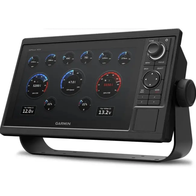 Sonar Chartplotter Garmin GPSMAP 1222xsv CHIRP SideVu ClearVu, fara Sonda