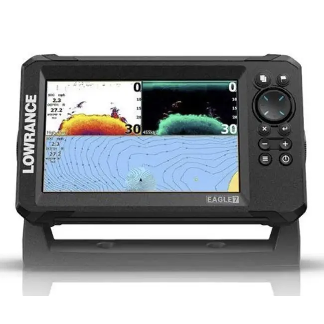 Sonar pescuit Lowrance Eagle 7, sonda SplitShot HD