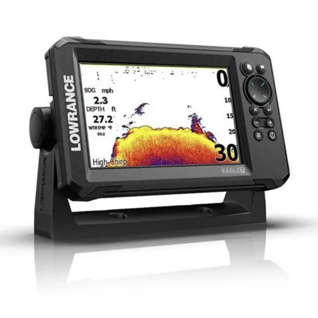 Sonar pescuit Lowrance Eagle 7, sonda SplitShot HD